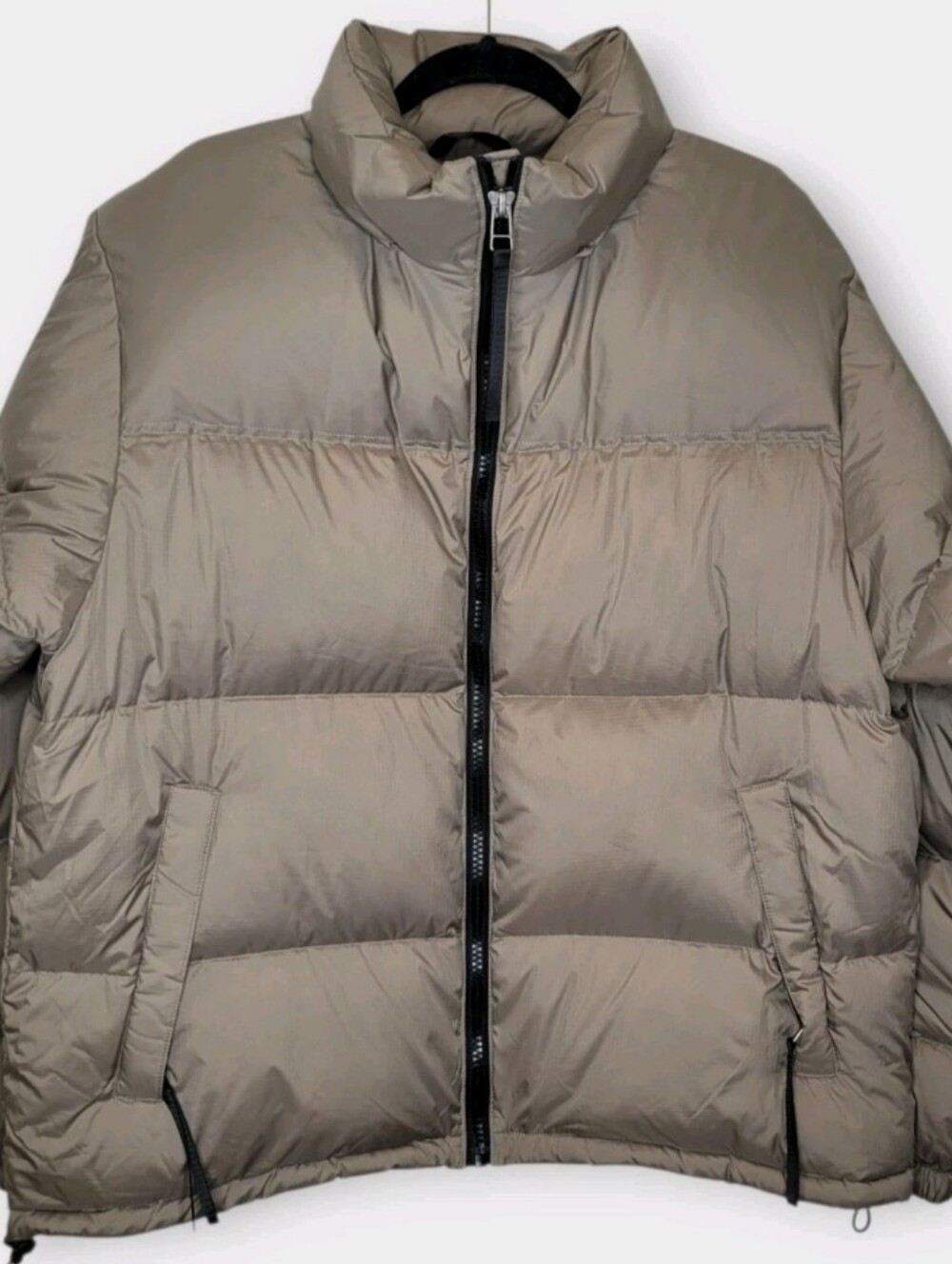 Quince Mens Responsible Down Puffer Coat XL Taupe